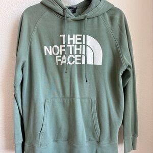 The North Face Women’s Hoodie Sweatshirt in Sage Green
